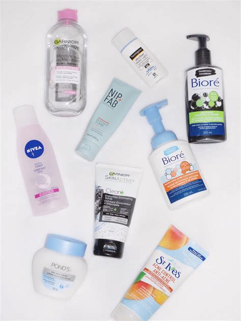 Top Ten Cheap Drugstore Skincare Products That Works Skin Care Acne