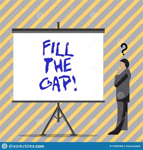 Conceptual Hand Writing Showing Fill The Gap Business Photo Text Put