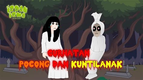 Kuntilanak Dan Pocong Saling Curhat Kartun Horor Lucu Irpan Dan