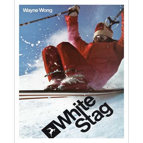 Wayne Wong White Stag Vintage Ski Poster