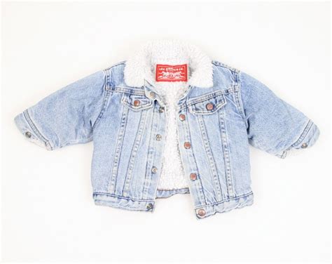 Vintage Baby Denim Jacket Levis Blue Jean Jacket 18 Months 18m