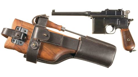 Mauser Model 1896 Broomhandle Pistol Shoulder Stock Rock Island Auction