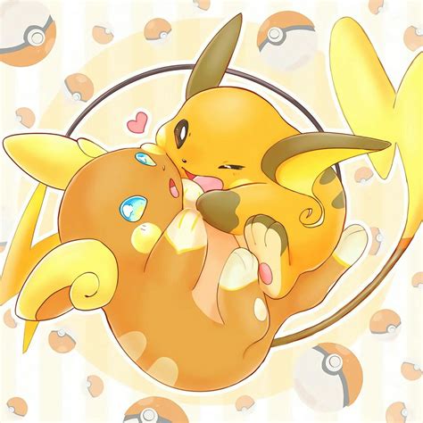 Kantoen Raichu And Alolan Raichu ピカチュウライチュウ ポケモン かわいい 可愛いポケモン