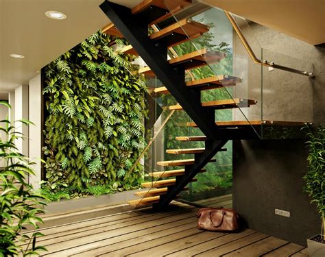 Greenhouse Like Cabin In The Woods Features Lush Vertical Gardens
