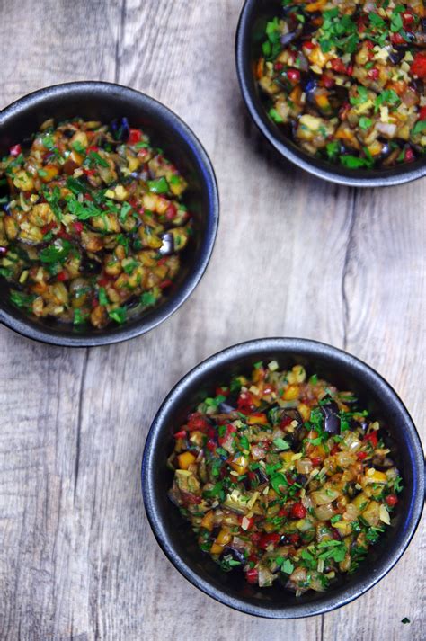 Ma Salade Daubergine De Shabath Healty Ratatouille Eggplant Entrees