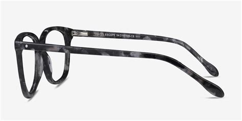 Escape Marbled Gray Acetate Eyeglasses Eyebuydirect