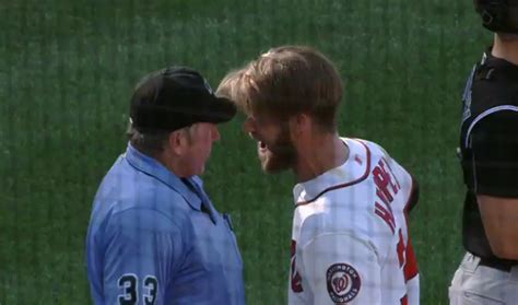 Bryce Harper Ejected For Slamming Helmet While Arguing Called Third Strike Video ~ Holdout Sports
