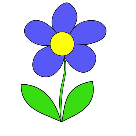 Simple Flower PNG, SVG Clip art for Web - Download Clip Art, PNG Icon Arts