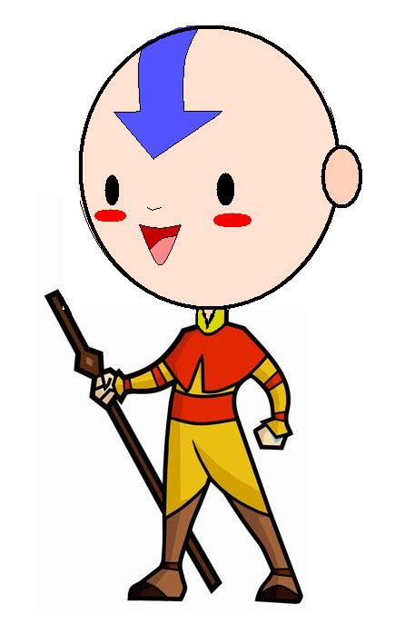 Chibi Aang Requested By Camoteako On Deviantart