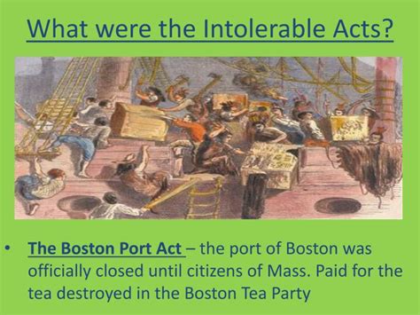 Ppt Time To Get “coached Up” On The Stamp Act And The Intolerable