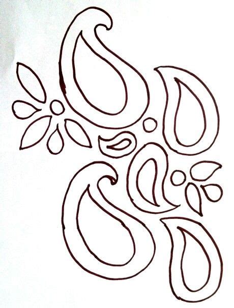 Pin By Dawn Zimmermann On Henna Design Paisley Stencil Paper