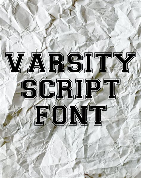 Varsity Script Font Free Download