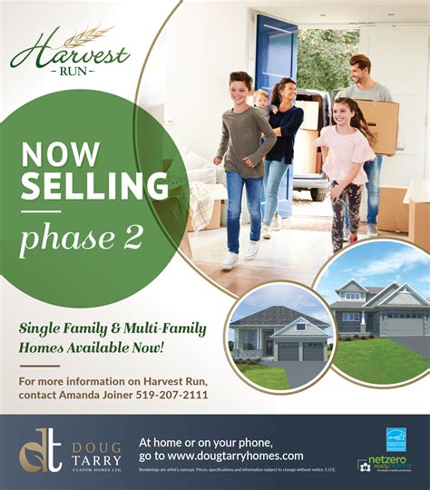 Doug Tarry Homes Now Selling