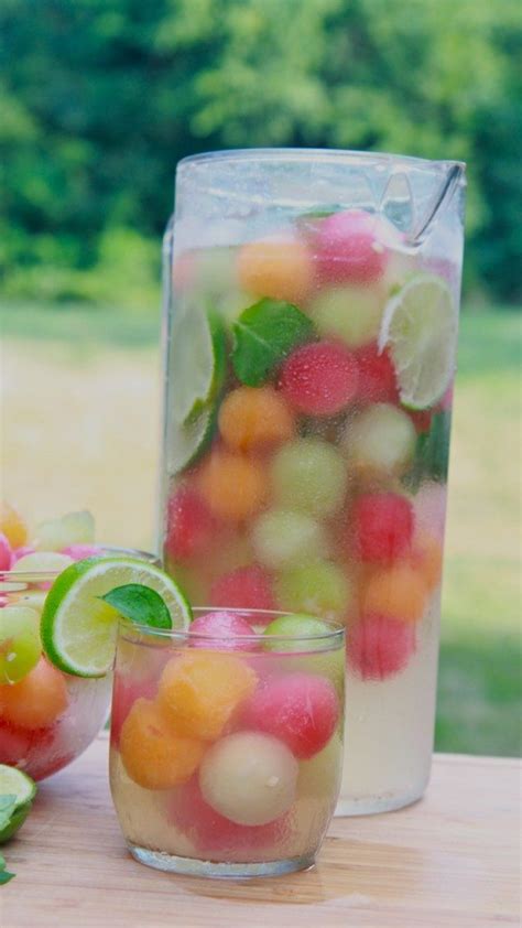 Melon Ball Punch Aka Bottled Summer Recipe Summer Drinks Summer