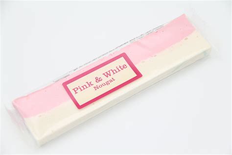 Pink White Nougat Bar Each The Shop Sweets For The UK