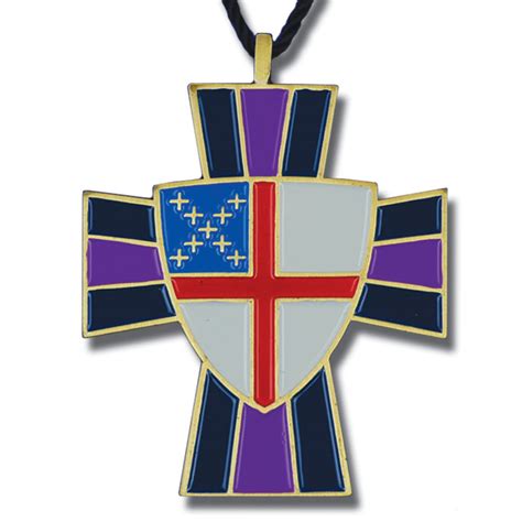Episcopal Shield Pendant Episcopal Shield Cross Terra Sancta Guild