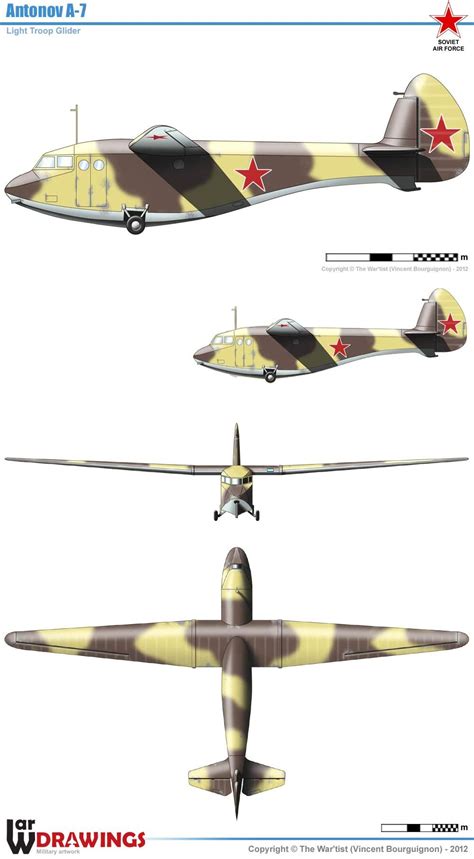 Antonov A 7 Soviet Light Troop Military Glider 1941 Wwii Aircraft