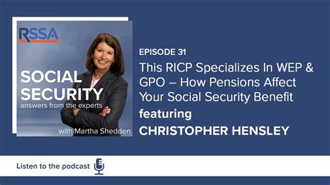 Ep 31 This Ricp Specializes In Wep And Gpo How Pensions Affect Your