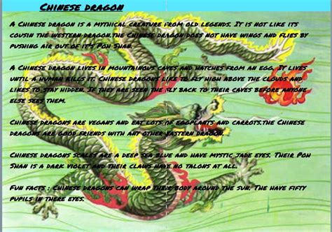 Chinese Dragon Information Report Chinese Dragon
