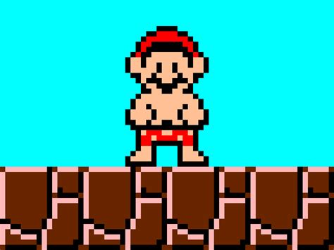Naked Mario Pixel Art Maker