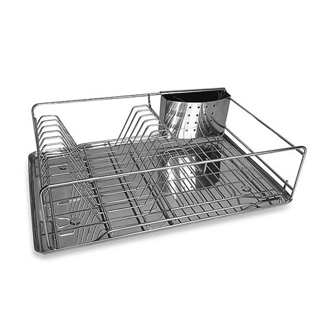 2020 popular stainless steel dish rack trends in home & garden, racks & holders, home improvement, sports & entertainment with stainless think how jealous you're friends will be when you tell them you got your stainless steel dish rack on aliexpress. .ORG Stainless Steel Dish Rack with Drain Board | Bed Bath ...