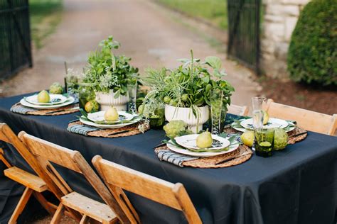A Bountiful Summer Dinner Table Pretty Together