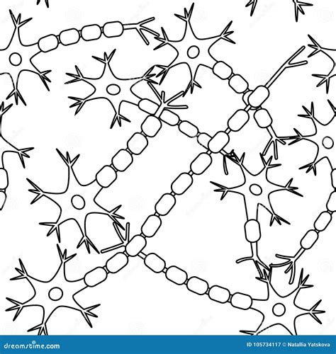 Neuron Coloring Page