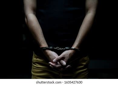 Handcuffed On Prisoner Male Prisoners Were Stock Photo Shutterstock