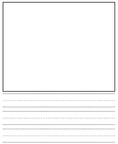 Journal Writing Sheets For Kindergarten
