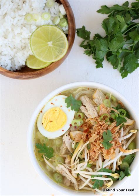 Put the soto into individual soup bowls. soto ajam #paleolunch in 2020 | Healthy recipes, Healthy rice recipes, Food