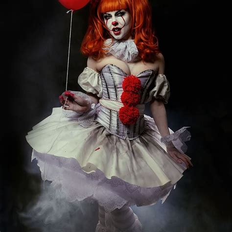Pennywise Cosplaypennywisecosplay Pennywise Halloween Costume Big Prom Dresses Cute Costumes