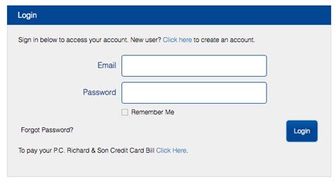 Sent by your credit card issuer to make a deposit into your checking account and achieve the same effect. PC Richard & Son Credit Card Login | Make a Payment