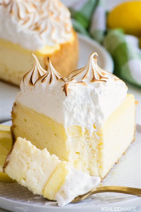 Lemon Meringue Cheesecake Recipe Sweet Tooth Girl