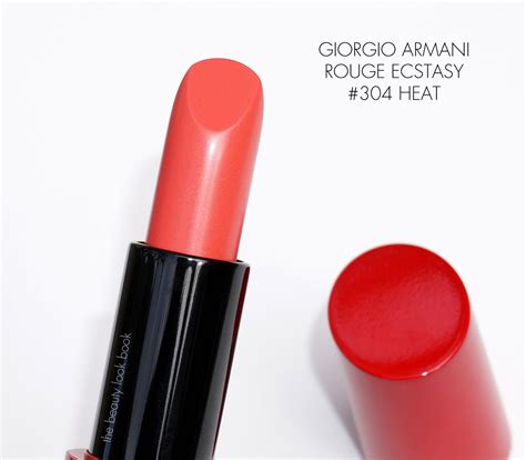 Giorgio Armani Rouge Ecstasy Heat 304 The Beauty Look Book