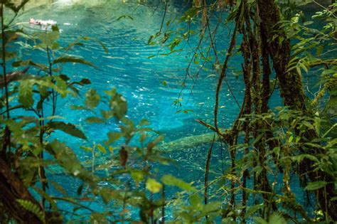A Swim In Lake Kaco Jungle Trek To Sumatras Blue Danau Kaco Kerinci