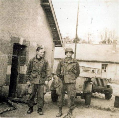 Wwii In Photographs Captain Richard Winters And Captain Lewis Nixon As