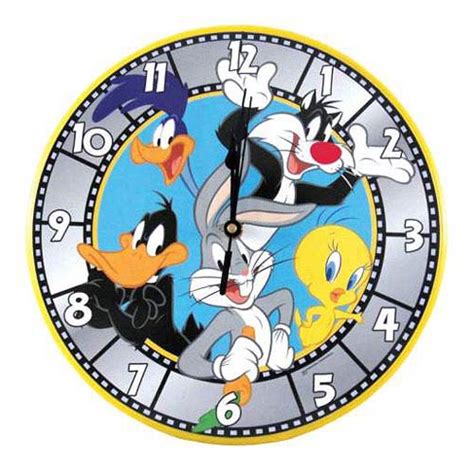 Looney Tunes Bugs Bunny And Gang Wall Clock
