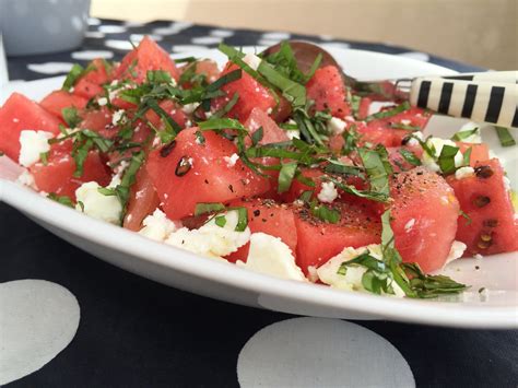 Rezept Melonen - Salat mit Fetakäse liebergesund com