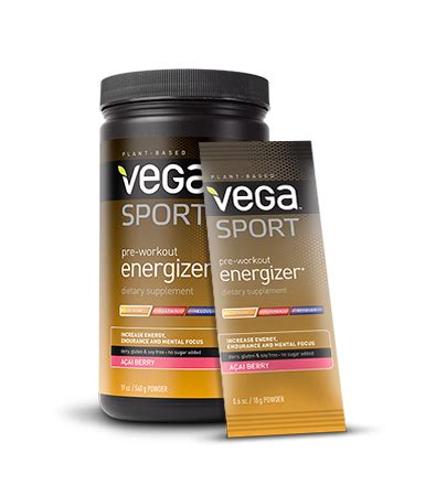Vega Sport - Pre-Workout Energizer | Preworkout, Pre workout energy drink, Pre workout supplement