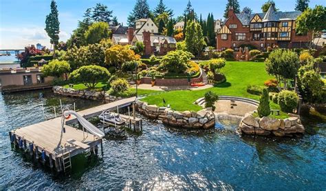 14 Million Historic Lakefront Mansion In Seattle Wa Homes Of The Rich