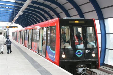 Picture Of Docklands Light Railway Unit 104 At London City Airport