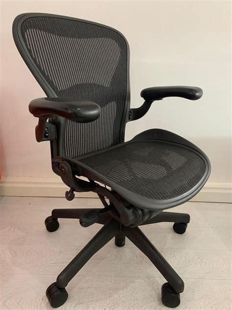 If the seat pan mesh or back support part for your aeron chair is ripped, torn, cracked or broken, we carry authentic, original, aeron parts to get your. Herman Miller Aeron Chair Size B - The Office Furniture ...