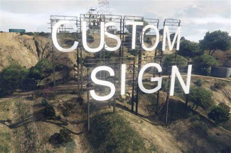 Custom Sign Letters A Za Z Sp Fivem Gta5
