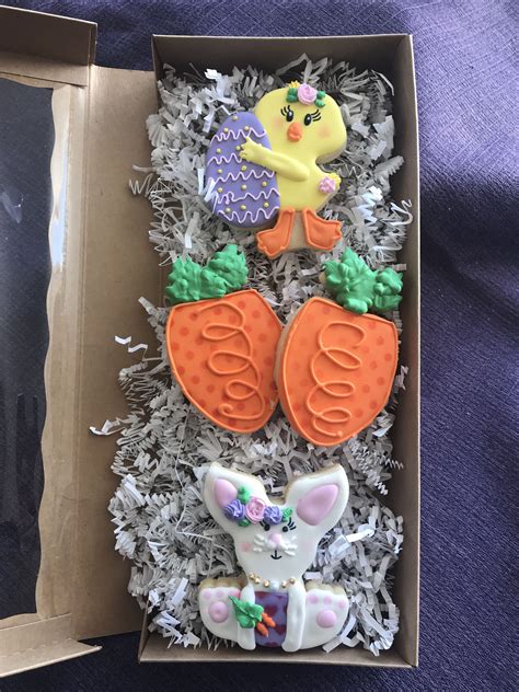 Easter Cookie T Boxes By Laurashndmdedelights On Etsy Easter