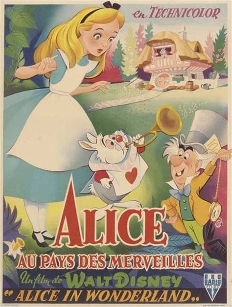 Alice In Wonderland 1951 Poster Disney Photo 43151169 Fanpop