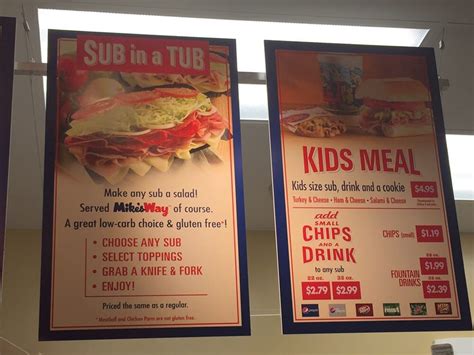 Apart from jersey mike's prices, get info about jersey mike's secret menu, gluten free menu yet, in addition to jersey mike's prices, you will also be able to find out plenty of other useful information. Sub in a tub + kids menu + add ons - Yelp