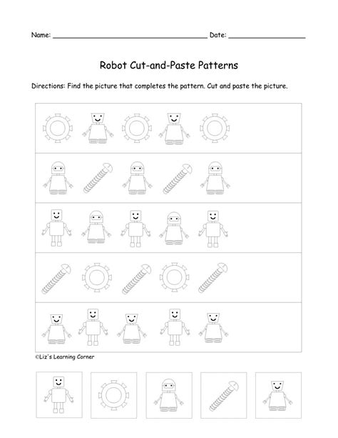 Abab Pattern Worksheet Printable Sheet Education