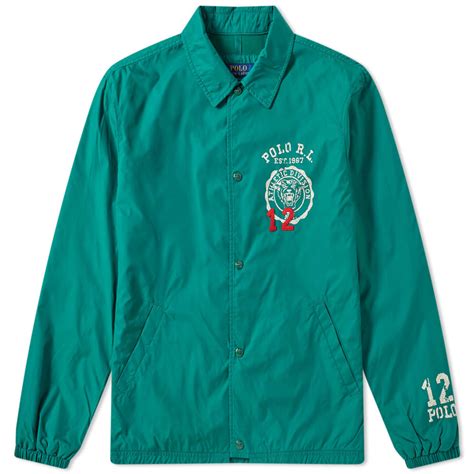 polo ralph lauren varsity coach jacket polo ralph lauren