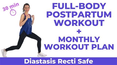 Postpartum Workout Plan Diastasis Recti Patabook Active Women