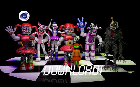 Fnaf Sister Location 30 Download Thrpuppet By Puppetproductions On